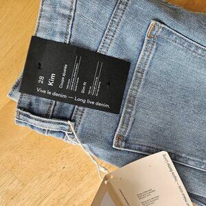 Lightwash Frank and Oak Jeans SIZE 28